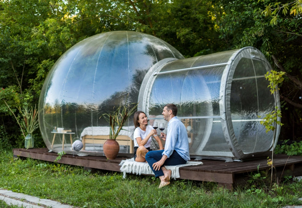 bubble tent glamping hotel